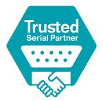 Moxa Trusted Serial Partner, handskakning under DB9 kontakt