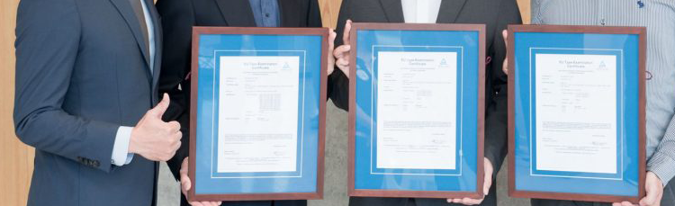 #caption2 Moxa först med EU RED-certifiering för trådlösa industriella nätverksenheter