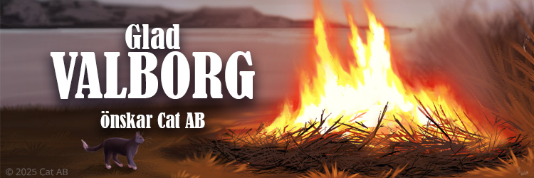 Valborgsmässoafton, nu är våren här!