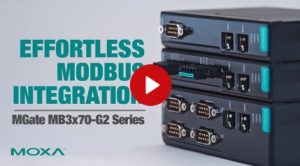 Snabb unboxing av MGate MB3x70‑G2‑serien, film på Youtube
